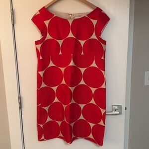 Kate Spade Red Dot Dress Size 10